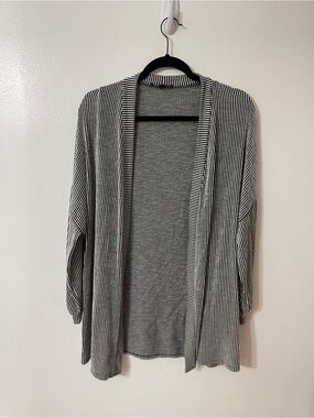 Gyfy Striped Black and White Cardigan